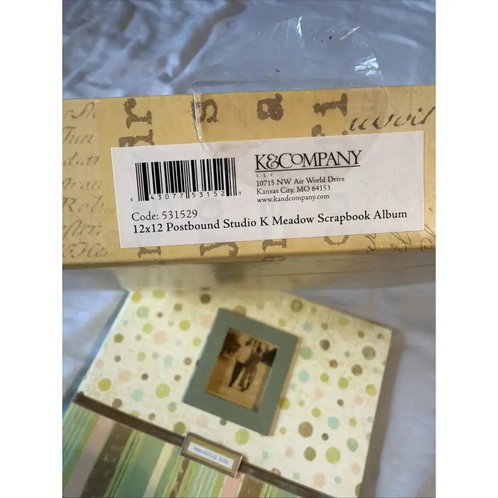 K & Company 12x12 scrapbook pages 20 Post Bound top loading pages Studio K